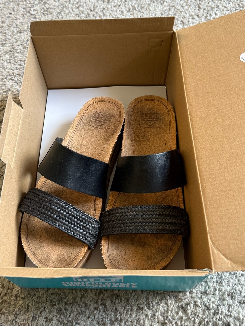 Womens Reef CUSHION VISTA HI sandals